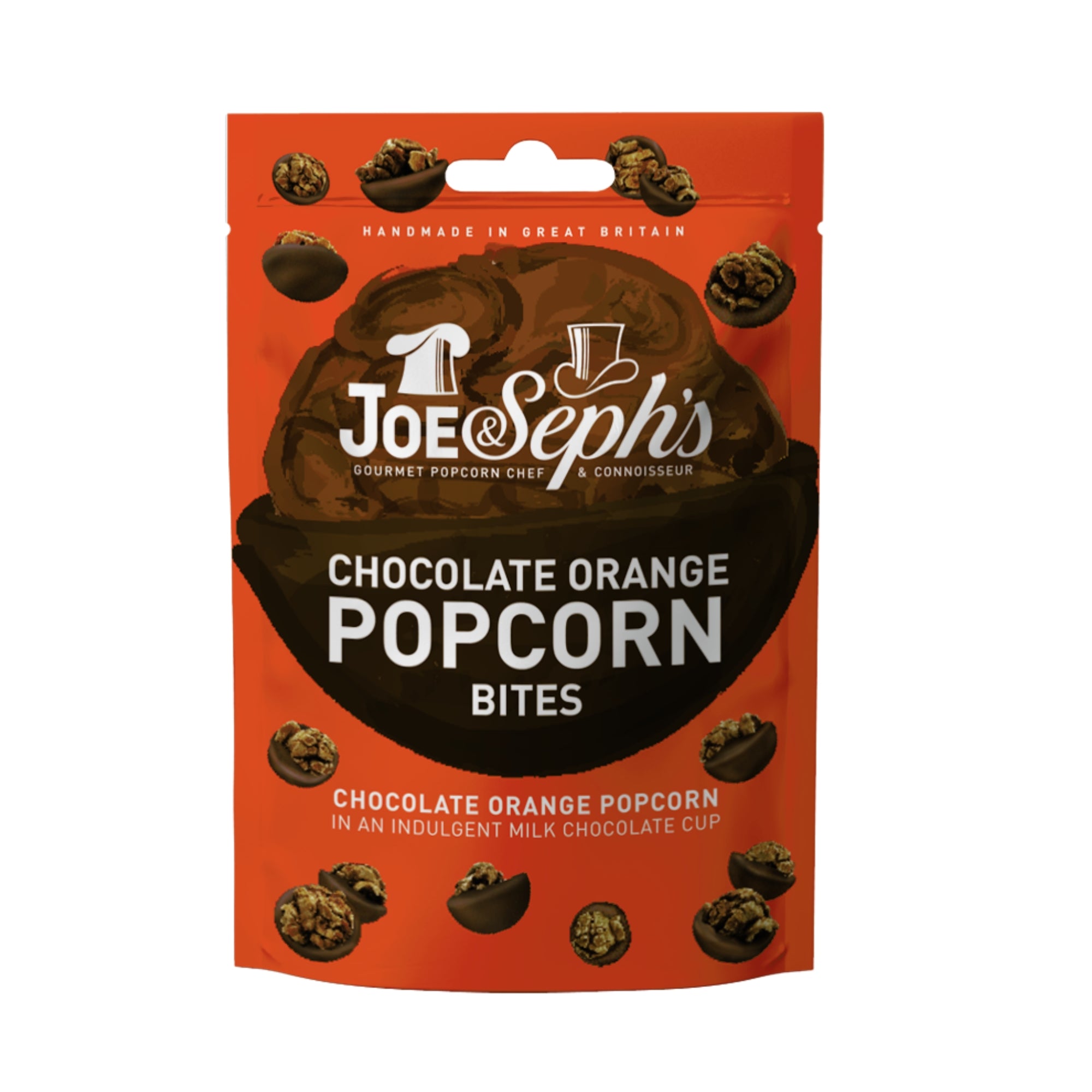 Chocolate Orange Popcorn Bites