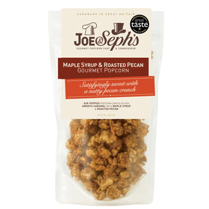 Maple Syrup and Roasted Pecan Popcorn