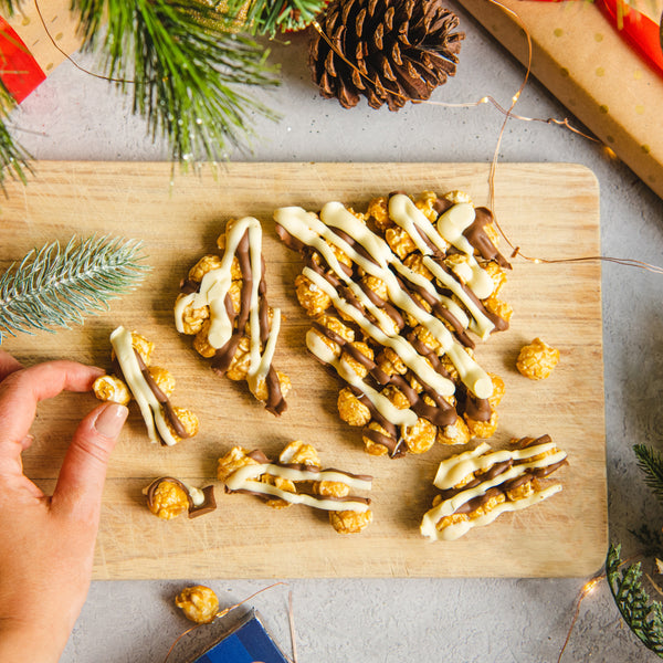 Festive Chocolate Popcorn Slab 115g