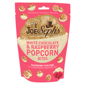 White Chocolate & Raspberry Popcorn Bites